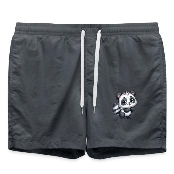 Krawatte für Mädchen - Badeshorts - Anthrazit - Vorne - AI Model Male 185 light (185cm)