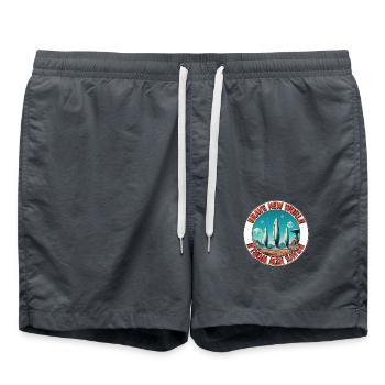 Brave New World 00345124 - Badeshorts - Anthrazit - Vorne - AI Model Male 185 light (185cm)