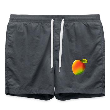 Mango - Comic-Stil - Badeshorts - Anthrazit - Vorne - AI Model Male 185 light (185cm)