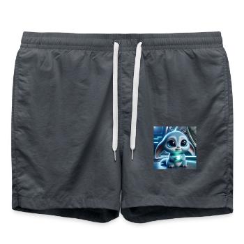 alien - Badeshorts - Anthrazit - Vorne - AI Model Male 185 light (185cm)