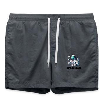 Astronaut - Badeshorts - Anthrazit - Vorne - AI Model Male 185 light (185cm)