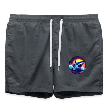 Hai - Badeshorts - Anthrazit - Vorne - AI Model Male 185 light (185cm)