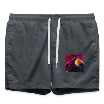 Rampant neon - Swim Trunks - anthracite - Front - AI Model Male 185 light (185cm)