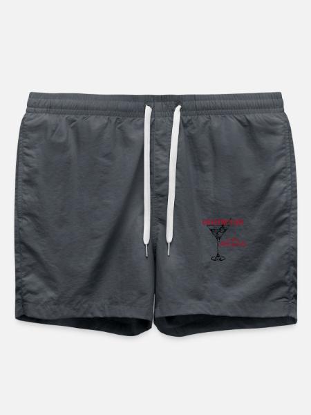 Galentine's day red - Badeshorts - Anthrazit