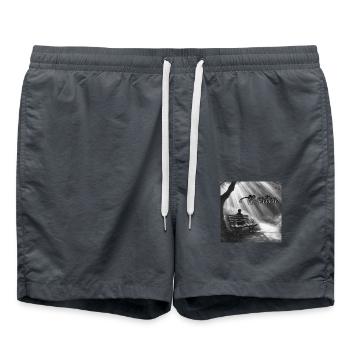 Wait - Swim Trunks - anthracite - Front - AI Model Male 185 light (185cm)
