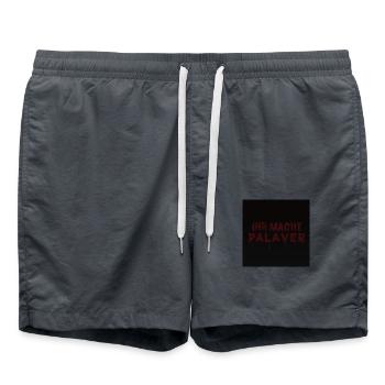 You make palaver - Swim Trunks - anthracite - Front - AI Model Male 185 light (185cm)