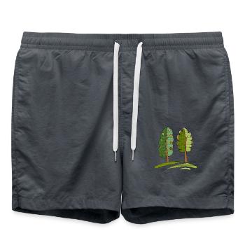 Arbre - Short de bain - charbon - Devant - AI Model Male 185 light (185cm)