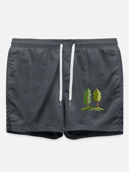 Tree - Swim Trunks - anthracite