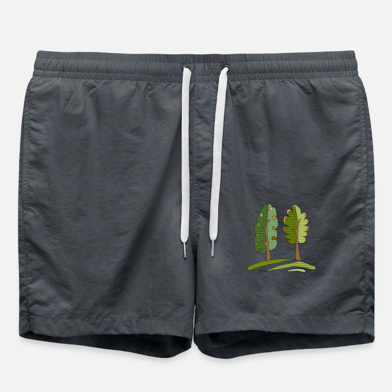Tree - Swim Trunks - anthracite