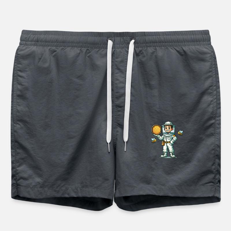Beekeeper Bees - Swim Trunks - anthracite