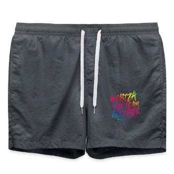 Ibiza 2025 Team Colorful - Swim Trunks - anthracite - Front - AI Model Male 185 light (185cm)