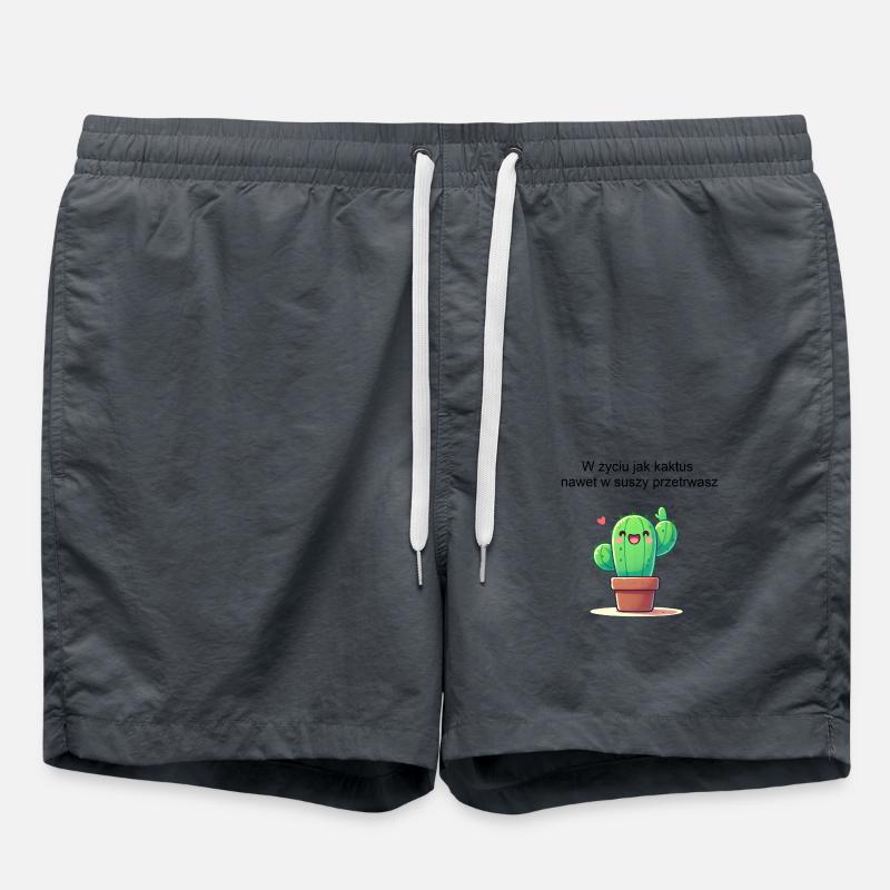 cactus - Swim Trunks - anthracite