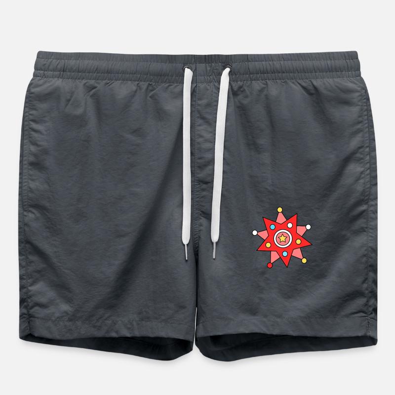 Stars different - Swim Trunks - anthracite