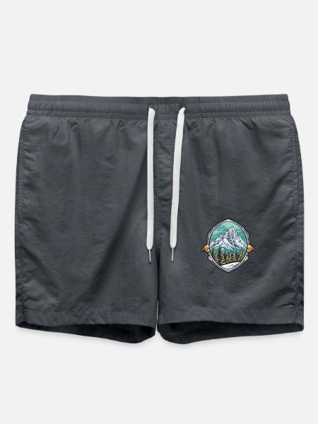 Alps Ski Mountains - Swim Trunks - anthracite