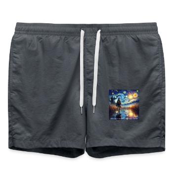 Chase Your Passion Capture Your Dreams - Swim Trunks - anthracite - Front - AI Model Male 185 light (185cm)