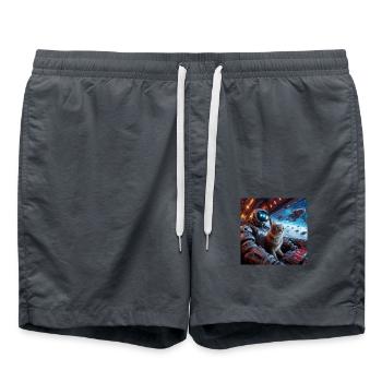 SPACE V 1 - Swim Trunks - anthracite - Front - AI Model Male 185 light (185cm)