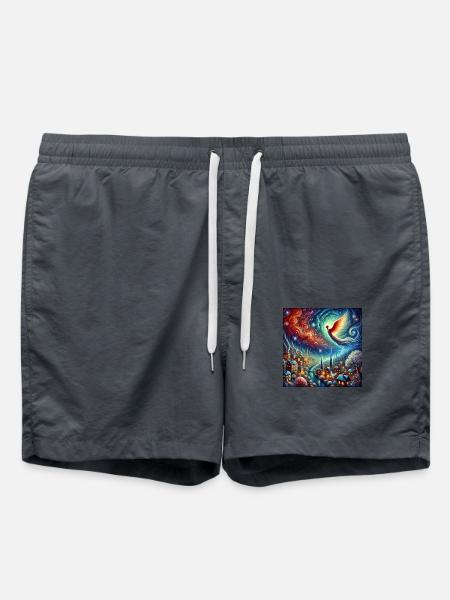 Der fliegende Geiger - Badeshorts - Anthrazit