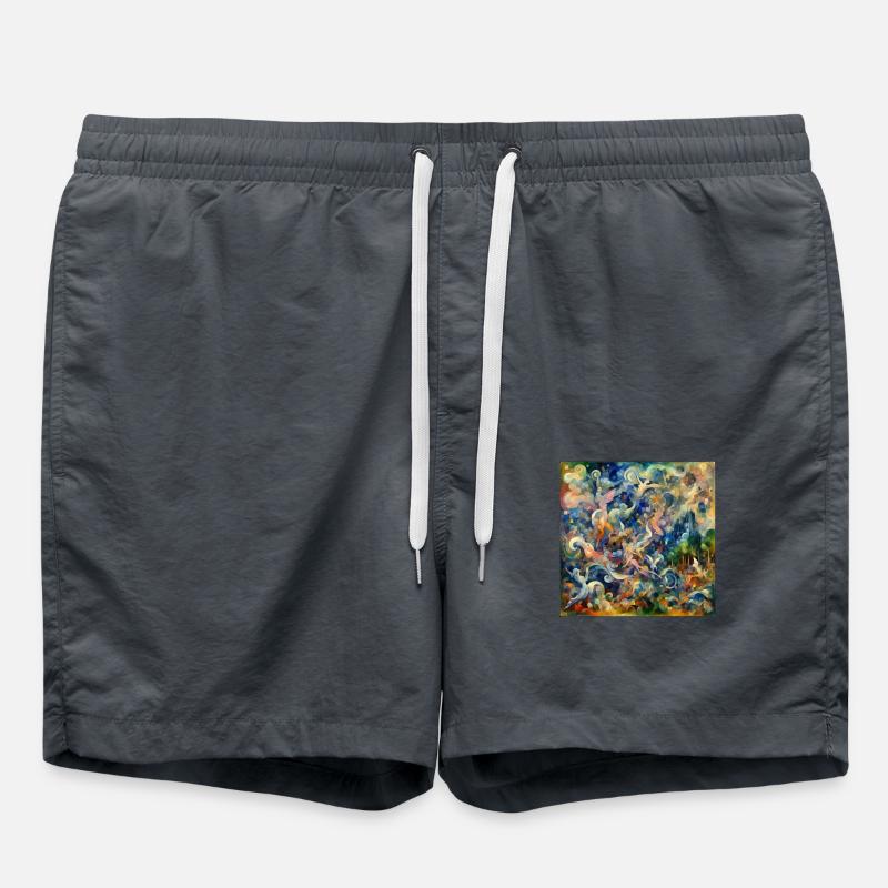 Design Marc Chagall - Swim Trunks - anthracite