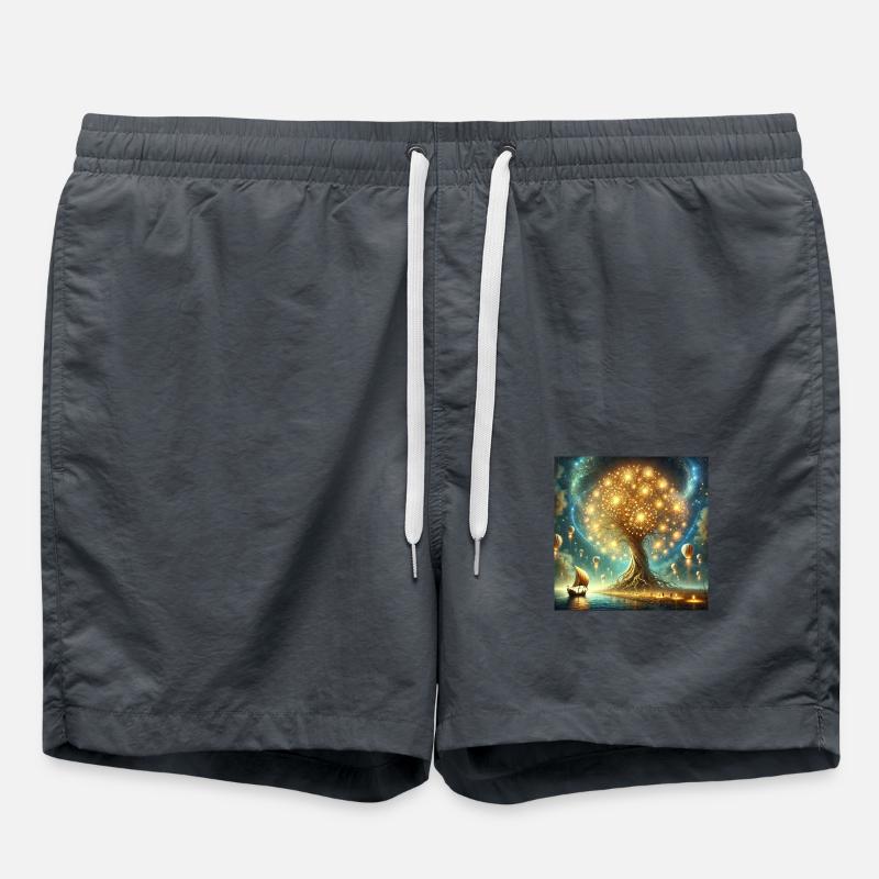 The shining tree - Swim Trunks - anthracite