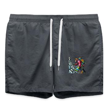 alpiniste - Short de bain - charbon - Devant - AI Model Male 185 light (185cm)