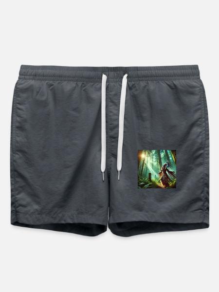 Shaman in Trance (A) - Swim Trunks - anthracite