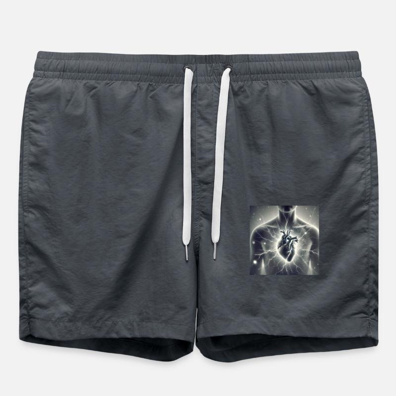 Broken Starch - Swim Trunks - anthracite