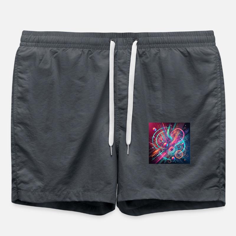 Neon Energy - Swim Trunks - anthracite