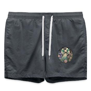 Déesse fée vintage au clair de lune - Short de bain - charbon - Devant - AI Model Male 185 light (185cm)
