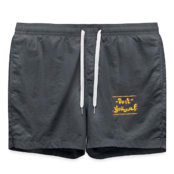 DO IT YOUSSEF ! (DIY) - Short de bain - charbon - Devant - AI Model Male 185 light (185cm)