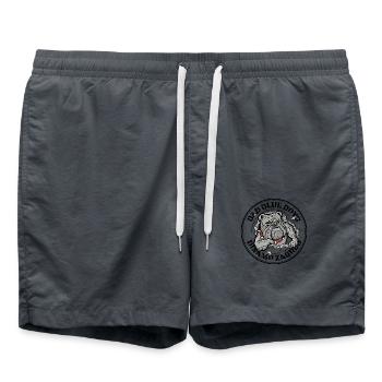 Dinamo zagreb purgeri croatia bad blue boys BBB - Swim Trunks - anthracite - Front - AI Model Male 185 light (185cm)