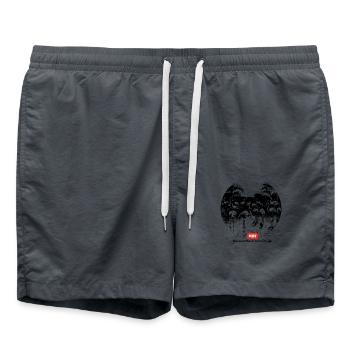 Hadzabe Nature - Short de bain - charbon - Devant - AI Model Male 185 light (185cm)