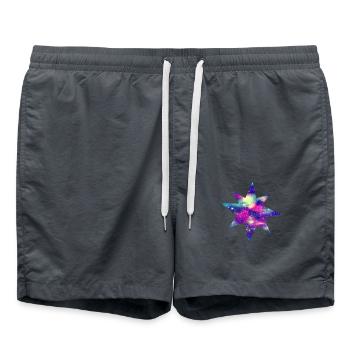 Stellerix I - Short de bain - charbon - Devant - AI Model Male 185 light (185cm)