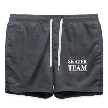 Skater Crew - Badeshorts - Anthrazit - Vorne - AI Model Male 185 light (185cm)