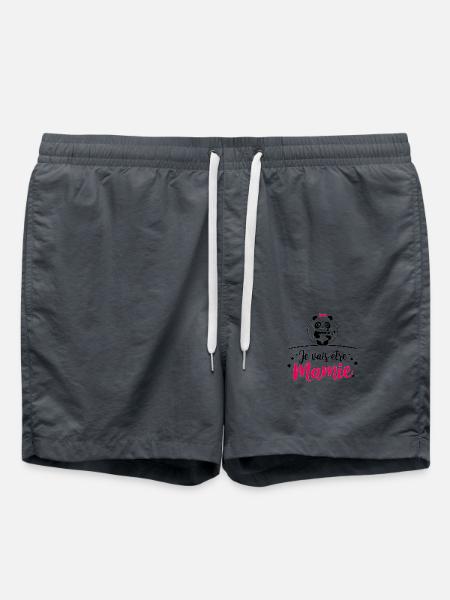 JE vais être mamie - Short de bain - charbon