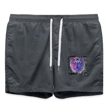 Tiger "Wild Spirit" - Badeshorts - Anthrazit - Vorne - AI Model Male 185 light (185cm)