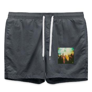 Festival euphoria - Badeshorts - Anthrazit - Vorne - AI Model Male 185 light (185cm)