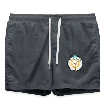 Crâne femme - Short de bain - charbon - Devant - AI Model Male 185 light (185cm)