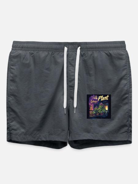 Canabis lover NYC - Swim Trunks - anthracite