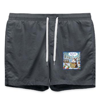 Lapin - Short de bain - charbon - Devant - AI Model Male 185 light (185cm)