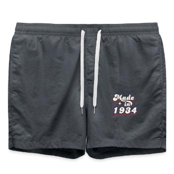 Made in 1934 retro - Short de bain - charbon - Devant - AI Model Male 185 light (185cm)