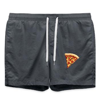 Pizza - Short de bain - charbon - Devant - AI Model Male 185 light (185cm)