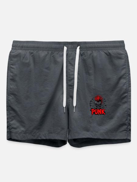 Punk - Badeshorts - Anthrazit