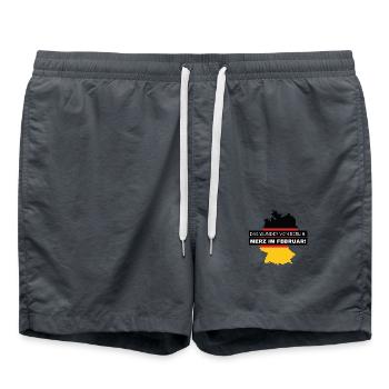 Sur les élections législatives de 2025 : Merz en février - Short de bain - charbon - Devant - AI Model Male 185 light (185cm)