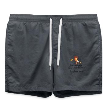 Je ne suis pas parfait - Short de bain - charbon - Devant - AI Model Male 185 light (185cm)