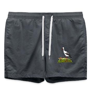 Cigogne - Short de bain - charbon - Devant - AI Model Male 185 light (185cm)