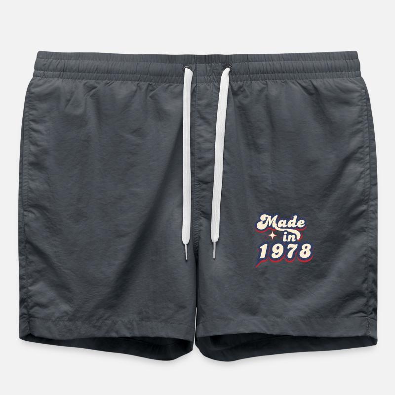 Made in 1978 Retro - Swim Trunks - anthracite