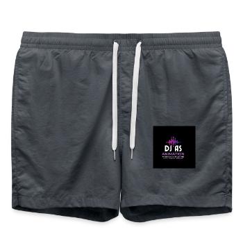 Dj as - Short de bain - charbon - Devant - AI Model Male 185 light (185cm)