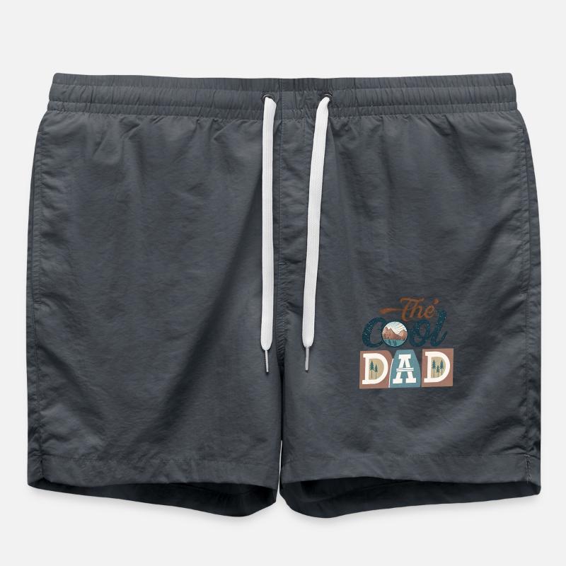 The Cool Dad - Badeshorts - Anthrazit