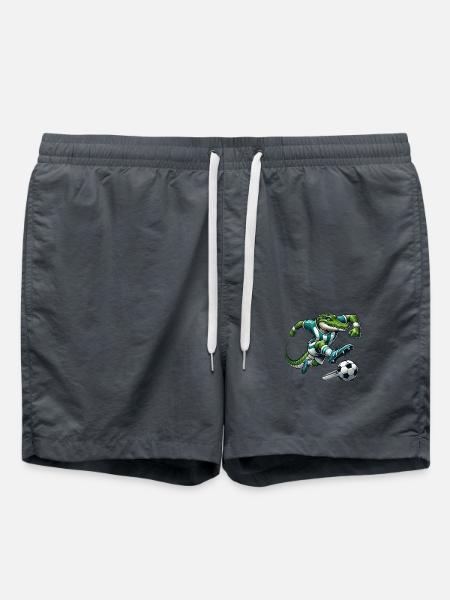 Crocodile Soccer - Swim Trunks - anthracite