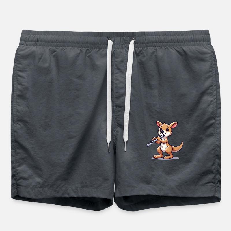 Kangeroo Flute - Swim Trunks - anthracite
